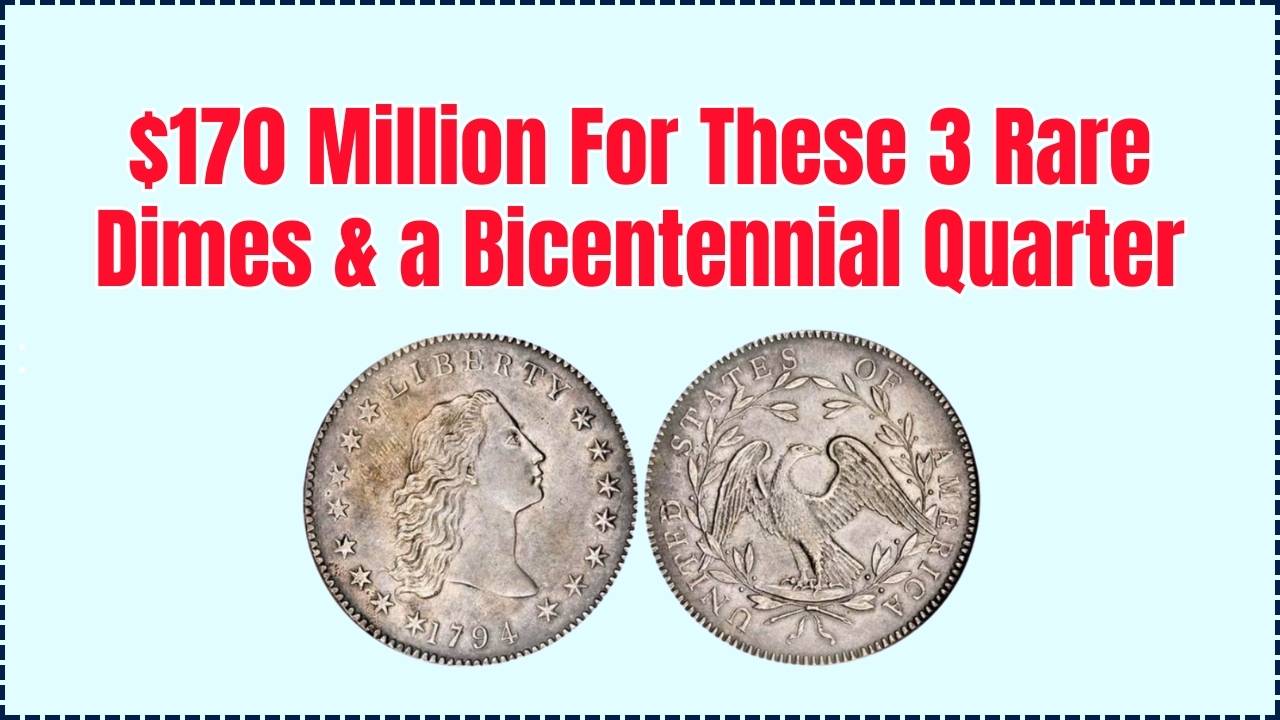 $170 Million For These 3 Rare Dimes