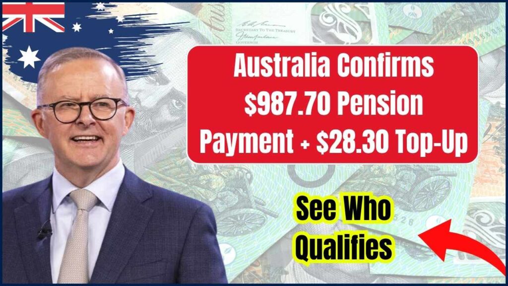 Australia Confirms $987.70 Pension Payment + $28.30 Top-Up